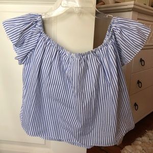 Zara Off the Shoulder Blouse